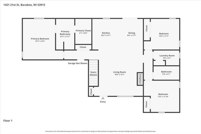1421 21st Street, Baraboo, WI 53913