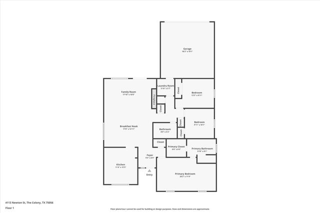 4113 Newton Street, The Colony, TX 75056