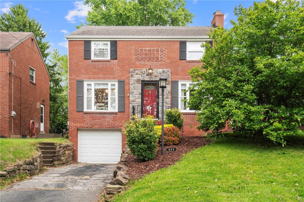 853 Vermont Ave, Mt Lebanon, PA 15234