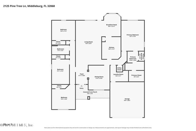 2125 PINE TREE Lane, Middleburg, FL 32068