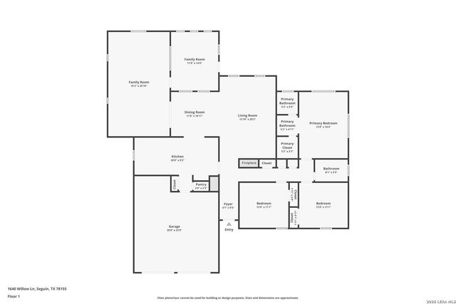 1640 WILLOW LN, Seguin, TX 78155