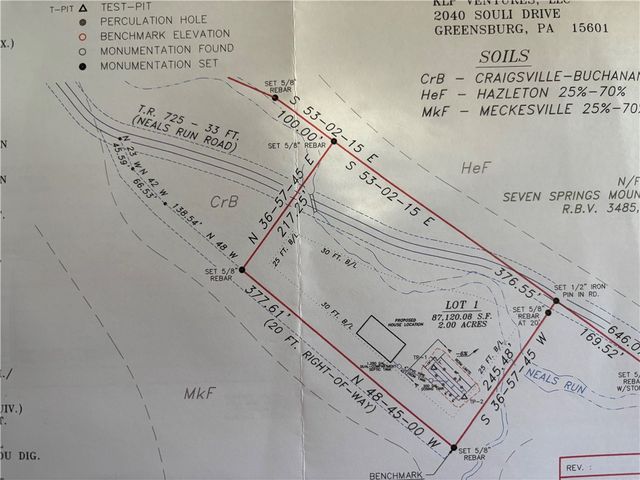 Lot 1 Neals Run Road, Saltlick Twp, PA 15622