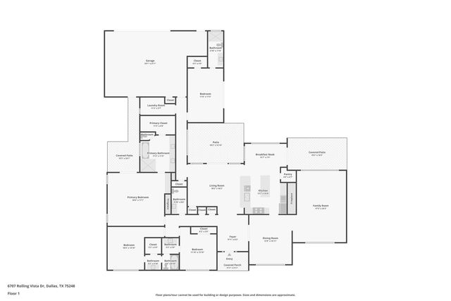 6707 Rolling Vista Drive, Dallas, TX 75248