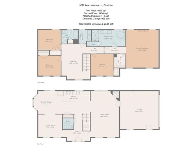 9027 Leah Meadow Lane, Charlotte, NC 28227