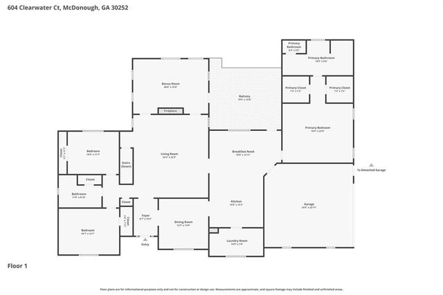 604 Clearwater Court, Mcdonough, GA 30252