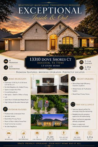 13310 Dove Shores Court, Houston, TX 77044