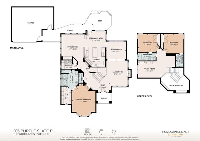 205 Purple Slate Place, The Woodlands, TX 77381