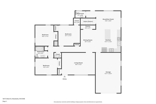 1817 E Main STREET, Waukesha, WI 53186
