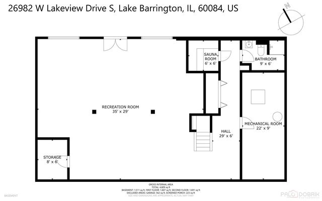 26982 W Lakeview Drive S, Lake Barrington, IL 60084