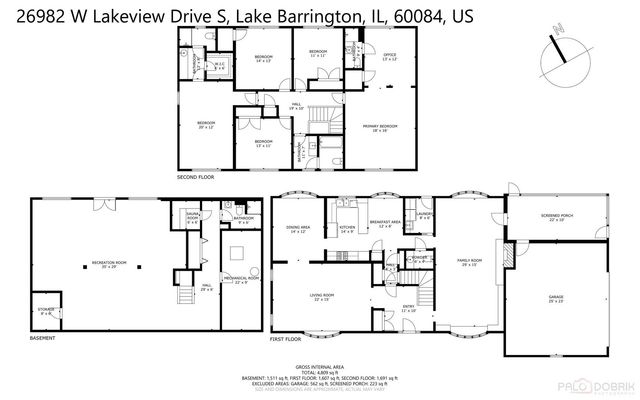 26982 W Lakeview Drive S, Lake Barrington, IL 60084