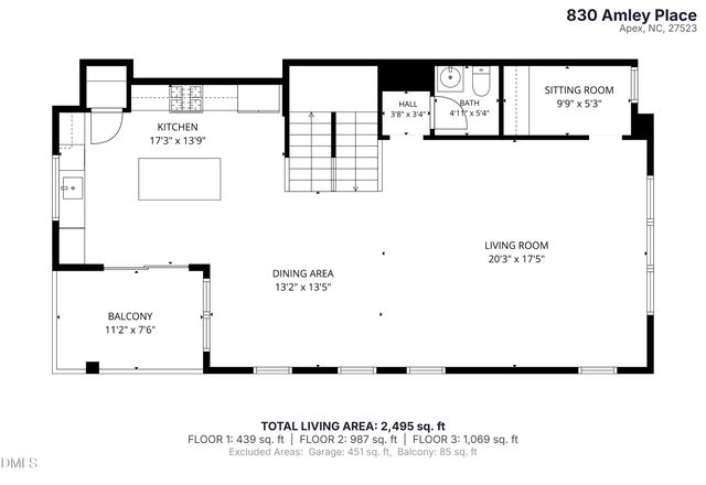 830 Amley Place, Apex, NC 27523