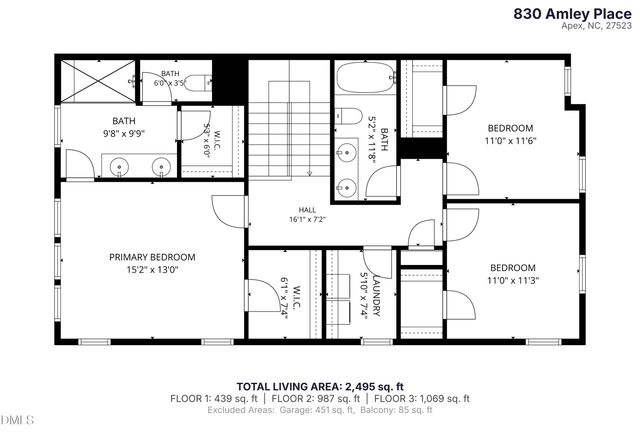 830 Amley Place, Apex, NC 27523