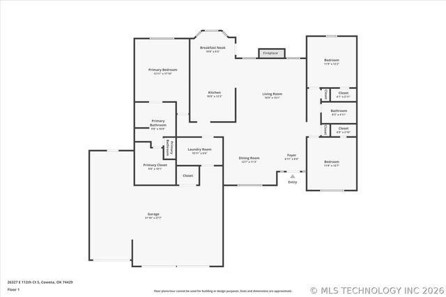 26327 E 112th Court S, Coweta, OK 74429