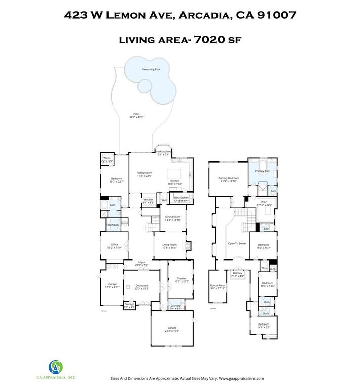 Image 75 of property listing at 423 W Lemon Avenue, Arcadia, CA 91007