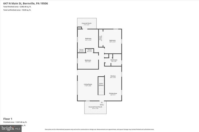 647 N MAIN ST, Bernville, PA 19506