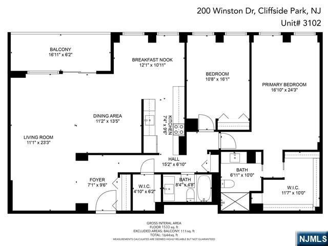 200 Winston Drive 3102, Cliffside Park, NJ 07010