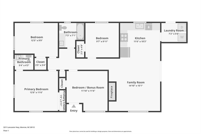 3211 Lancaster Highway, Monroe, NC 28112