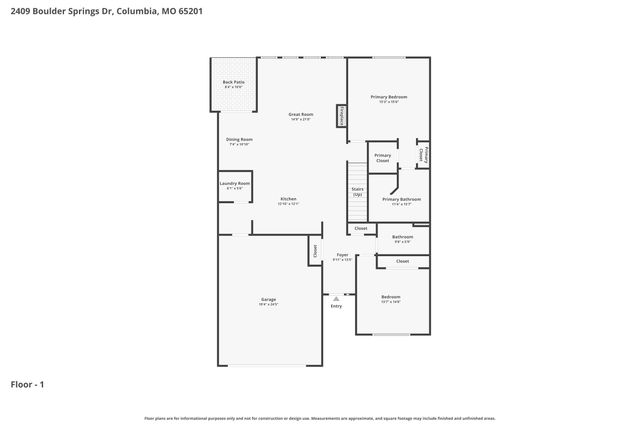2409 BOULDER SPRINGS DR, Columbia, MO 65201
