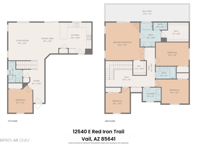 12540 E Red Iron Trail, Vail, AZ 85641