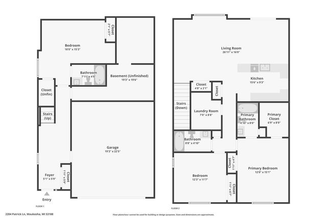 2204 Patrick LANE, Waukesha, WI 53188