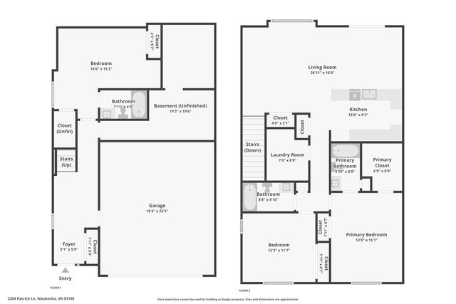 2204 Patrick LANE, Waukesha, WI 53188