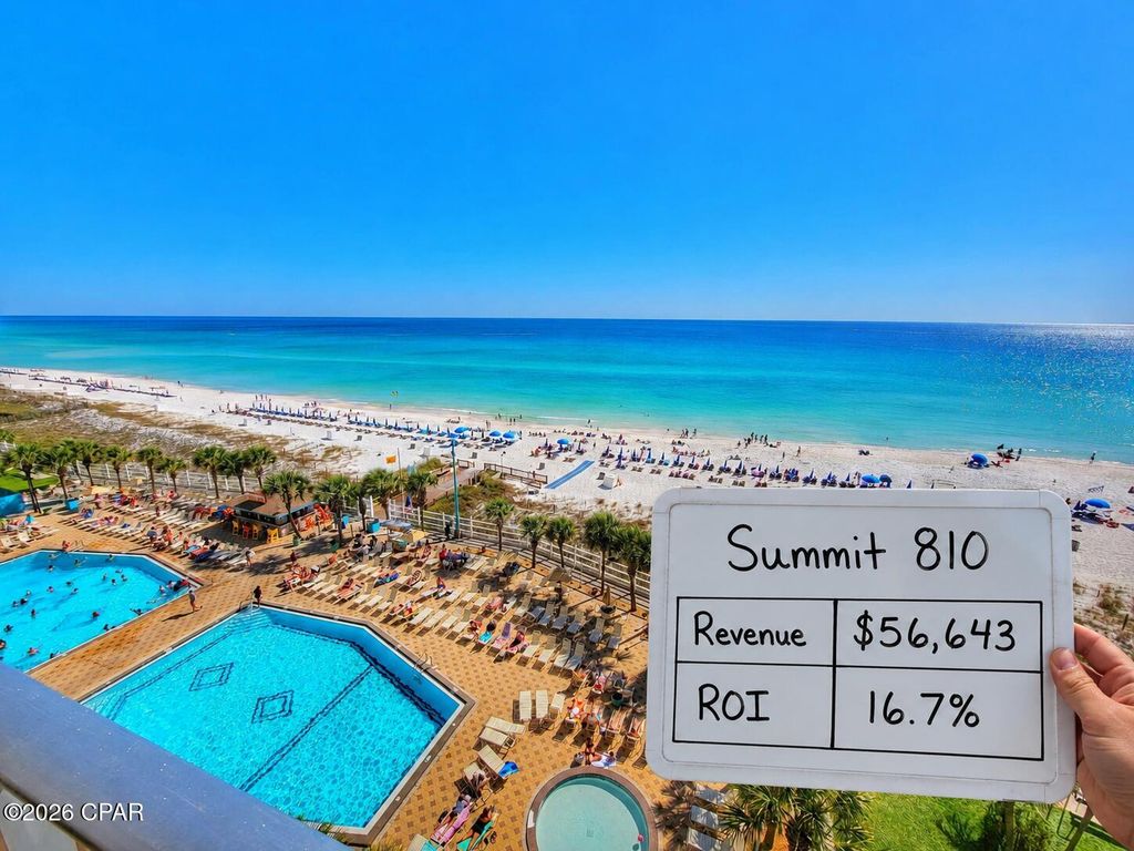 Image 1 of property listing at 8743 Thomas Drive 810, Panama City Beach, FL 32408