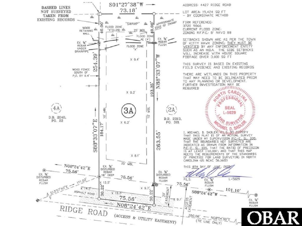 Image 4 of property listing at 4427 Ridge Road Lot 3A, Kitty Hawk, NC 27949