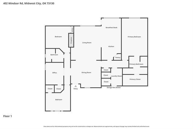 402 Windsor Road, Midwest City, OK 73130