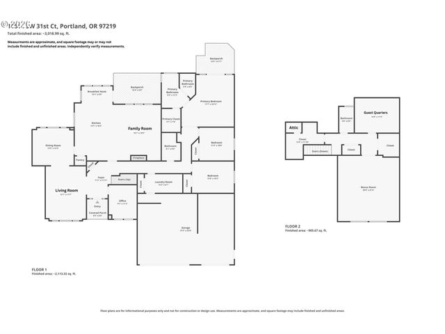 11614 Sw 31ST Ct, Portland, OR 97219