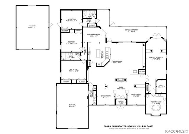 5849 N Durango Terrace, Beverly Hills, FL 34465