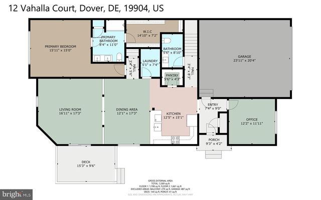 12 VALHALLA CT, Dover, DE 19904