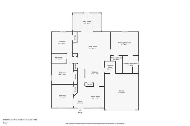 861 SE Cavern Avenue, Port St. Lucie, FL 34983