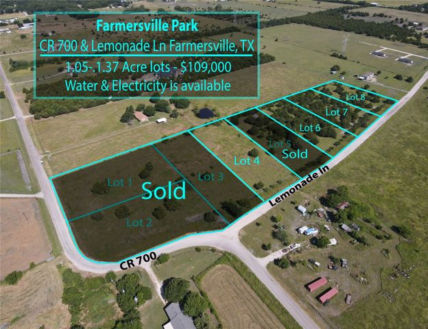 Lot 7 Lemonade Lane, Farmersville, TX 75442