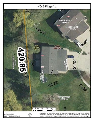 4642 RIDGE COURT, Manitowoc, WI 54220