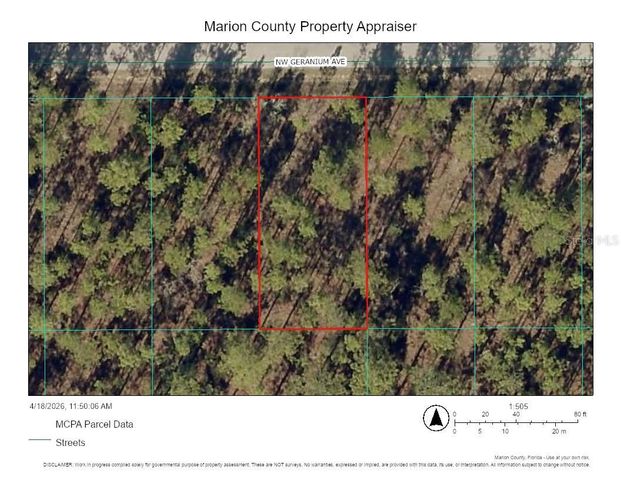0000 NW GERANIUM AVENUE, Dunnellon, FL 34431