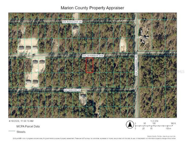 0000 NW GERANIUM AVENUE, Dunnellon, FL 34431
