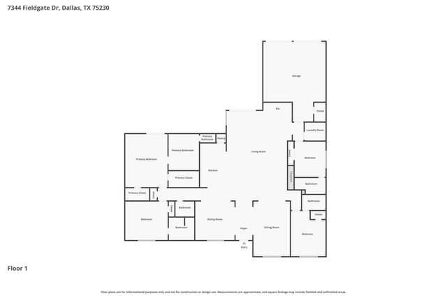 7344 Fieldgate Drive, Dallas, TX 75230
