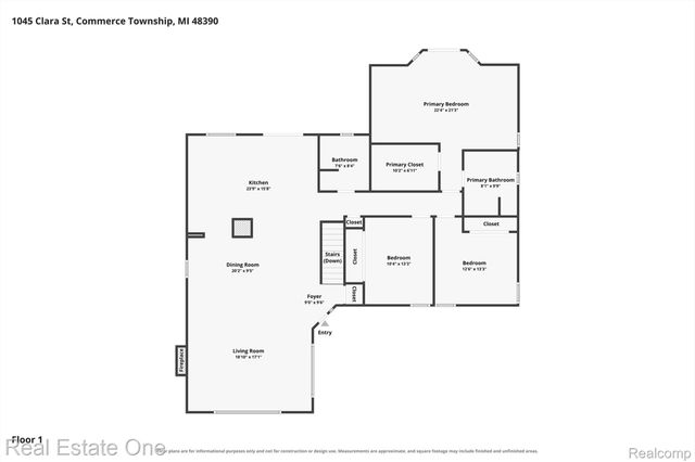 1045 Clara Street, Commerce Charter Township, MI 48390