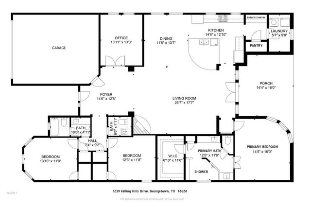 1239 Falling Hills DR, Georgetown, TX 78628