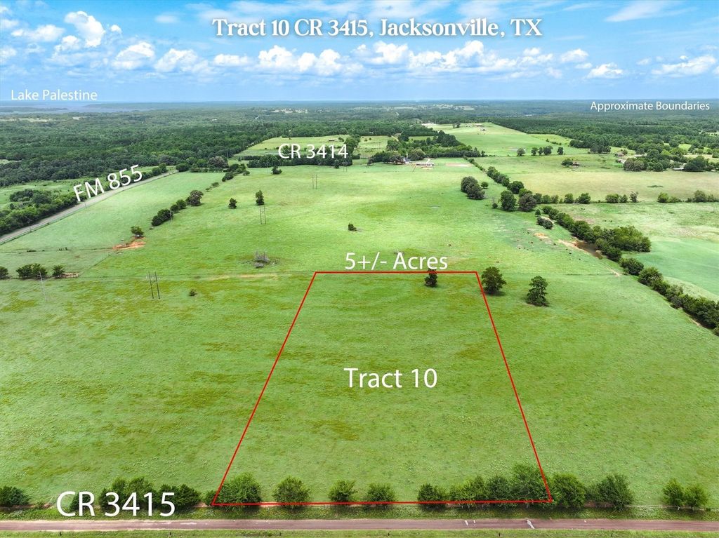 Tract 10 CR 3415, Jacksonville, TX 75766