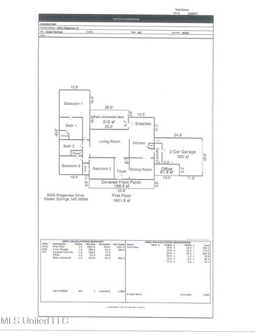 9300 Ridgeview Drive, Ocean Springs, MS 39564