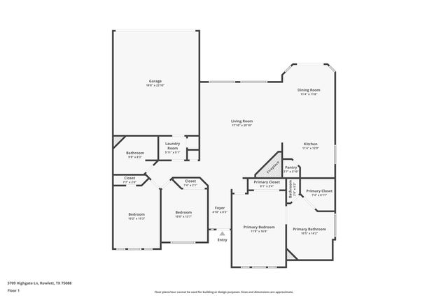5709 Highgate Lane, Rowlett, TX 75088