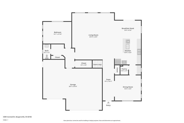 4309 Ironclad Drive, Bargersville, IN 46106