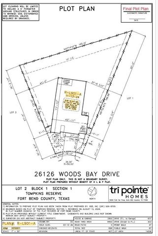 26126 Woods Bay Drive, Katy, TX 77494