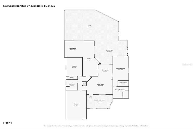 523 CASAS BONITAS DRIVE, Nokomis, FL 34275