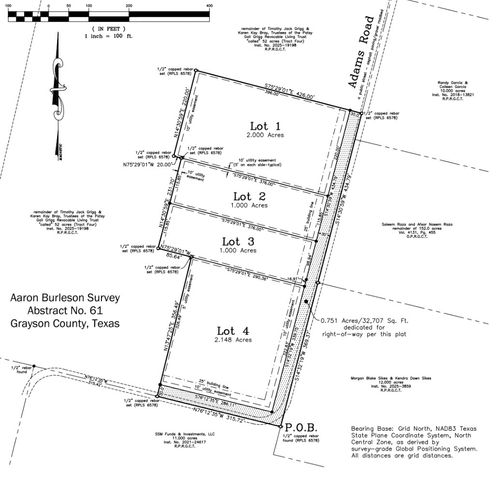 TBD Lot 3 Adams Road, Sherman, TX 75090