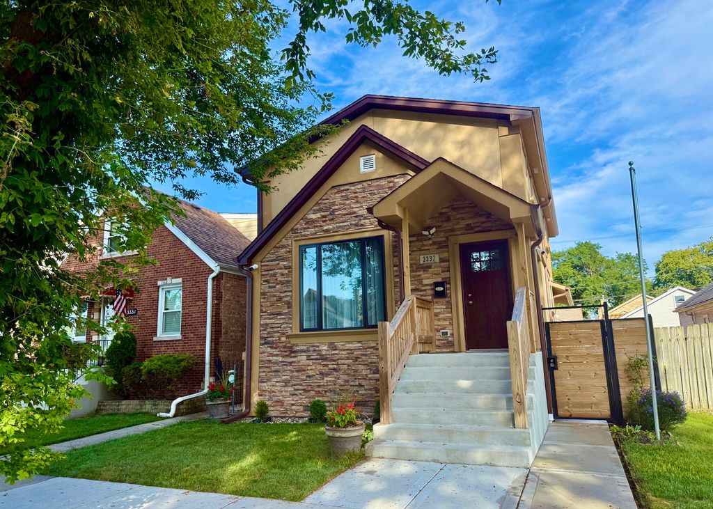 3337 N Orange Avenue, Chicago, IL 60634 — exterior