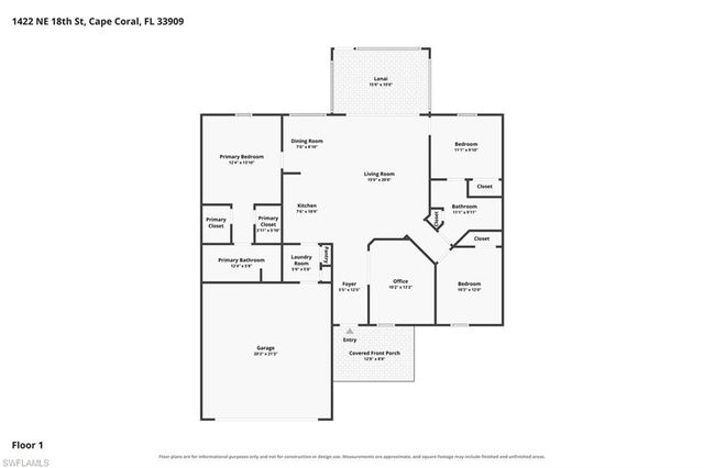 1422 NE 18th ST, Cape Coral, FL 33909