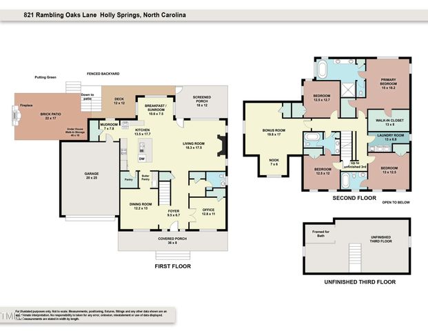821 Rambling Oaks Lane, Holly Springs, NC 27540