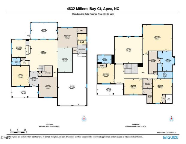 4832 Millens Bay Court, Apex, NC 27539